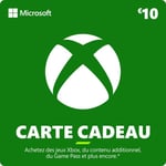 Carte cadeau numérique de 10€ à utiliser sur Xbox et le Microsoft Store