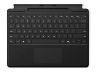 Microsoft Surface Pro Keyboard - Tangentbord - Med Pekdyna, Accelerometer, Förvarings- Och Laddningsfack För Surface Slim Pen 2 - Qwerty - Internationell Engelska - Svart