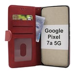 Zipper Standcase Wallet Google Pixel 7a 5G (Röd)