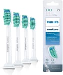 Philips Genuine Sonicare Pro Results Brush Heads, White, 4 count (Pack of 1) 