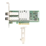Carte r&eacute;seau serveur SFP PCIe X8 double Port 10 go avec 2 modules &agrave; fibres optiques carte r&eacute;seau PCIE &agrave; puce 82599ES pour Windows