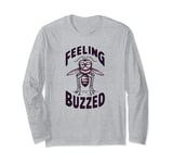 Feeling Buzzed | Funny Mosquito Long Sleeve T-Shirt