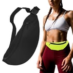 Ultimate Running Belt midjeveske for trening - Svart