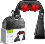 Masseur à épaule et cou Appareil de Massage Électrique avec 16 Nœuds rouleaux de massage à Shiatsu 3D Rotation Cadeau de Relaxation pour maman, papa pour Soulager Les Douleurs Musculaires