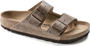 Birkenstock Birkenstock Unisex Arizona Oiled Leather Regular Tabacco Brown 44, Tabacco Brown