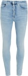 Calvin Klein Jeans Women's HIGH Rise Super Skinny Ankle J20J222145 Pants, Denim Light, 32W
