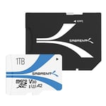 SABRENT Micro SD card 1TB V30, SD card UHS-I A2, memory card Micro SDXC, Class 10, U3, Full HD & 8K UHD card, up to 100MB/s for professional photographers, videographers, vloggers (SD-MQ30-1TB)