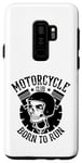 Coque pour Galaxy S9+ Moto Club Born To Run Vintage Biker Rider