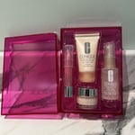 CLINIQUE Dewy Delight 4pc GIFT SET Moisture surge, mask, face spray Chubby Stick
