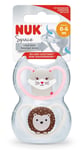 NUK Space Baby Dummy 0-6Months Soothers with Extra Ventilation BPA-Free Silicone