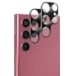 [2-Pack] Samsung S22 Ultra Linsskydd I Härdat Glas - Svart