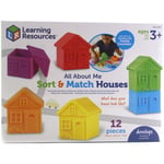 Learning Resources All About Me Sort & Match Houses Colours, Matching & Counting