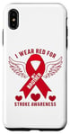 Coque pour iPhone XS Max « I Wear Red For My Brother Stroke Awareness Survivor »