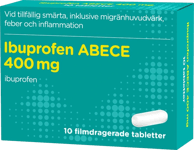 ABECE Ibuprofen 400 mg 10 filmdragerade tabletter