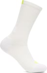 Hoka Unisex Clifton 10 Crew Run Sock White, L