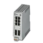 PHOENIX CONTACT FL Switch 2206-2FX Commutateur managé SM 2000 6 Ports RJ45 10/100 Mbit/s, 2 SC Singlemode 100 Mbit/s, Indice de Protection IP20, PROFINET Conformance-Class B