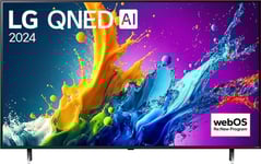 Lg Qned 75Qned80t3a, 190,5 Cm (75"), 3840 X 2160 Pixlar, Qned, Smart-Tv, Wi-Fi, Svart