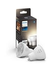 Philips Hue 5.2W Gu10 Smart Led Spotlight Bulbs 2-Pack