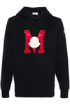 M Logo Pullover Hoodie Navy Men