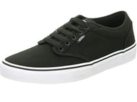 Vans Men's Mn Atwood Sneaker, Black Canvas Black White, 8 UK