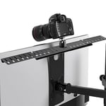 HumanCentric DSLR Monitor Mount – Monitor Shelf for Desk Camera Mount, Light Webcam and Microphone Camera Shelf for Monitor VESA Arm, Replace Clamp Tripods for Camera Desk Mount, Extra Large