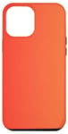 Coque pour iPhone 13 Pro Max Échantillon de couleur dégradé élégant orange de luxe pêche fraîche