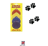 4PK PET FOOD CAN COVERS PLASTIC LIDS DOG CAT Tin Caps Fresh Storage 151032A UK 