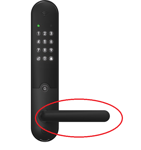Assa Yale Doorman L3 Handtag svart