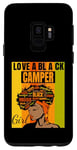 Galaxy S9 Black Independence Day - Love a Black Camper Girl Case