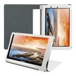Housse Lenovo Yoga Tablet 2 8.0 Cuir Style Ultra Slim avec Stand (Yoga 2 830) - Etui coque blanc de protection tablette Lenovo Yoga Tablet 2 8 pouces Full HD - accessoires pochette XEPTIO !