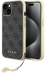 "4G Charms Collection iPhone 15" Grey