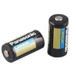Panasonic Litiumbatteri CR123A 2-pakning