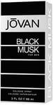 Jovan Black Musk Eau De Cologne Spray for Men 90ml