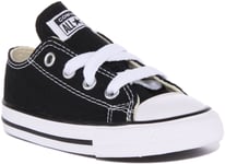 Converse Aslo Top Core Infants Lace Up High Top Trainers In Black UK Size 5 - 10