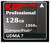 Carte Komputerbay 128 Go Compact Flash Professional 1066X FC écrire 155 Mo / s en lecture 160 Mo / s Extreme Speed ​​UDMA 7 RAW