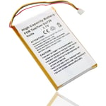 VHBW Batterie compatible avec TomTom go 520, 620, 720, 720T, 920, 920T système de navigation gps (1300mAh, 3,7V, Li-Polymère) - Vhbw