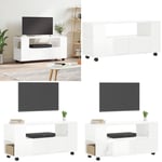 TV-skåp vit högglans 102x34,5x43 cm konstruerat trä - TV-bänk - TV-bänkar - Home & Living