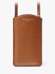 Aspinal of London Pebble Leather London Phone Case Crossbody Pouch