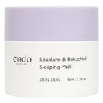 ONDO BEAUTY 36.5 Ihonhoito Kasvohoito Squalane & Bakuchiol Sleeping Pack 80 ml