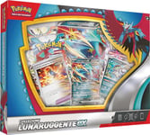 Pokémon- Collection Lunaruggente-ex du JCC Promo, Carte holographique géante et Quatre enveloppes d'extension, édition en Italien, 290-60383
