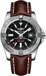 Breitling Watch Avenger II GMT Leather Tang Type