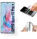 2x Full Coverage Clear Hydrogel  Screen Protector Cover for OPPO Reno10 Pro+