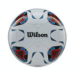 Wilson, Ballon de Football, Copia II, Taille : 4, Blanc/Bleu, Pour enfants, Jeunesse E- & F, WTE9210XB04