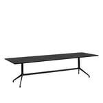 HAY - About a Table AAT10 - Black Base - Black Linoleum - 280x105x73 cm - Matbord