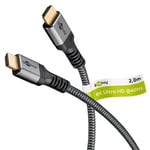 HDMI-kabel, Ultra High Speed, serie 2.1, 2 meter
