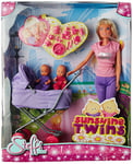 Simba - 5738060 - Poupée Steffi Love - Baby Walk - Bébé et Poussette - 29 cm