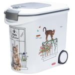 Curver tørrfôrbeholder katt - Balkong-Design: opptil 12 kg tørrfôr  (35 Liter)