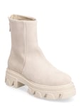 Maryann Bootie Shoes Boots Ankle Boots Ankle Boots Flat Heel Cream Steve Madden