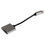 Maplin Lightning Connector to 3.5mm Headphone Audio Jack & Lightning Charging Port Adapter