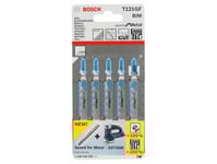 Bosch 2 608 636 696, Figursågblad, Bimetall, 0,8 Mm, 9,2 Cm, 5 Styck